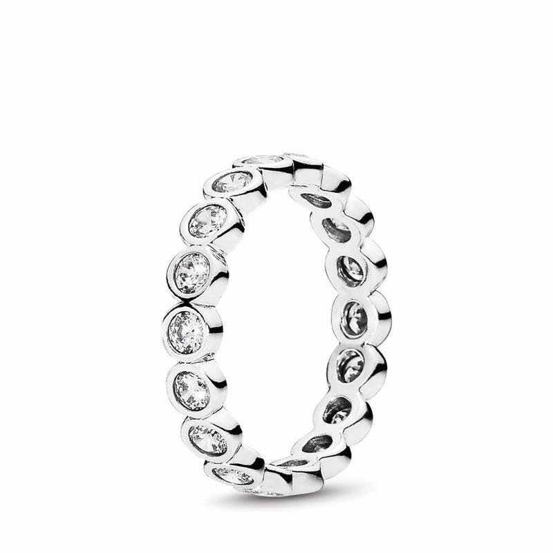 Pandora Australia AlluStackable Ring Brilliant Stackable Ring - Sterling Silver | SKCOLG685